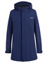 Парка спортивная мужская с капюшоном softshell темно-синего цвета 9565TS 1997182764