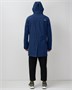 Парка спортивная мужская с капюшоном softshell синего цвета 9565S 502564017