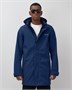 Парка спортивная мужская с капюшоном softshell синего цвета 9565S 502564017