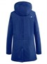 Парка спортивная мужская с капюшоном softshell синего цвета 9565S 502564017