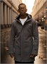 Парка спортивная мужская с капюшоном softshell серого цвета 9565Sr 958314266