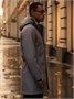 Парка спортивная мужская с капюшоном softshell серого цвета 9565Sr 958314266