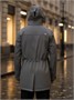 Парка спортивная мужская с капюшоном softshell серого цвета 9565Sr 958314266