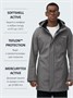 Парка спортивная мужская с капюшоном softshell серого цвета 9565Sr 958314266