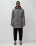 Парка спортивная мужская с капюшоном softshell серого цвета 9565Sr 958314266