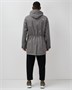 Парка спортивная мужская с капюшоном softshell серого цвета 9565Sr 958314266