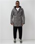 Парка спортивная мужская с капюшоном softshell серого цвета 9565Sr 958314266