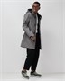 Парка спортивная мужская с капюшоном softshell серого цвета 9565Sr 958314266