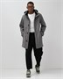 Парка спортивная мужская с капюшоном softshell серого цвета 9565Sr 958314266
