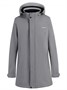 Парка спортивная мужская с капюшоном softshell серого цвета 9565Sr 958314266