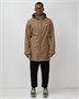 Парка спортивная мужская с капюшоном softshell бежевого цвета 9565B 22474954