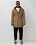 Парка спортивная мужская с капюшоном softshell бежевого цвета 9565B 22474954