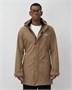 Парка спортивная мужская с капюшоном softshell бежевого цвета 9565B 22474954