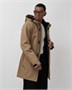 Парка спортивная мужская с капюшоном softshell бежевого цвета 9565B 22474954
