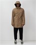Парка спортивная мужская с капюшоном softshell бежевого цвета 9565B 22474954