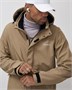 Парка спортивная мужская с капюшоном softshell бежевого цвета 9565B 22474954