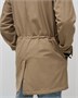 Парка спортивная мужская с капюшоном softshell бежевого цвета 9565B 22474954