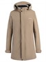 Парка спортивная мужская с капюшоном softshell бежевого цвета 9565B 22474954