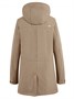 Парка спортивная мужская с капюшоном softshell бежевого цвета 9565B 22474954