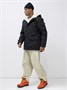 Парка мужская зимняя удлиненная с мехом черного цвета 8751Ch 1908638810
