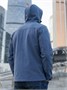 Ветровка мужская софтшелл виндстоппер с капюшоном спортивная синего цвета 9615_1S 827949418