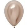 Шар (5''/13 см), Reflex, Зеркальный блеск, Шампань (971), хром, 50 шт., 386645 1601491941