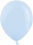 Шар (5''/13 см), Воздушно-голубой, макарунс, 100 шт., 605139 772435220