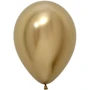 Шар (5''/13 см), Reflex, Зеркальный блеск, Золото (970), хром, 50 шт., 169859 684789781