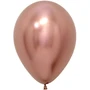 Шар (5''/13 см), Reflex, Зеркальный блеск, Розовое золото (968), хром, 50 шт., 169873 963336857