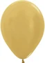 Шар (5''/13 см), Золото яркое (570), металлик, 100 шт., 208275 1503936270