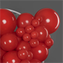 Шар (10''/25 см), Королевский красный, пастель, 100 шт., 512-10S29 1570021777