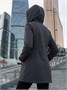 Парка женская софтшелл виндстоппер удлинённая с капюшоном черного цвета 9614_1Ch 1232947552