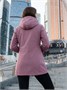 Парка женская софтшелл виндстоппер удлинённая с капюшоном малинового цвета 9614_1M 1401350685