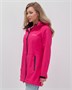 Парка спортивная женская с капюшоном softshell розового цвета 9568R 1061096080