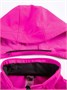 Парка спортивная женская с капюшоном softshell розового цвета 9568R 1061096080