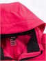 Парка спортивная женская с капюшоном softshell красного цвета 9568Kr 1908918814