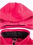 Парка спортивная женская с капюшоном softshell красного цвета 9568Kr 1908918814