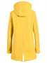 Парка спортивная женская с капюшоном softshell желтого цвета 9568J 79077442