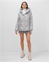 Куртка зимняя женская из овчина стильная и модная серого цвета 7348Sr 1193665027