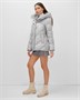 Куртка зимняя женская из овчина стильная и модная серого цвета 7348Sr 1193665027