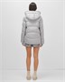 Куртка зимняя женская из овчина стильная и модная серого цвета 7348Sr 1193665027