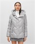 Куртка зимняя женская из овчина стильная и модная серого цвета 7348Sr 1193665027