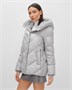 Куртка зимняя женская из овчина стильная и модная серого цвета 7348Sr 1193665027