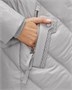 Куртка зимняя женская из овчина стильная и модная серого цвета 7348Sr 1193665027