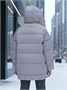 Куртка зимняя женская с капюшоном модная светло-коричневого цвета 7651SK 512715467