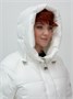 Куртка зимняя женская с капюшоном модная белого цвета 7341Bl 2032614475