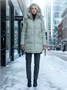 Куртка зимняя женская с капюшоном модная салатового цвета 3193Sl 1033864543