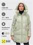 Куртка зимняя женская с капюшоном модная салатового цвета 3193Sl 1033864543