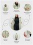 Куртка зимняя женская с капюшоном модная салатового цвета 3193Sl 1033864543