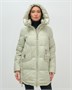 Куртка зимняя женская с капюшоном модная салатового цвета 3193Sl 1033864543
